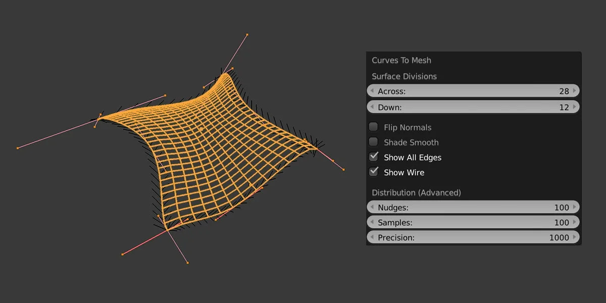 Curves To Mesh screenshot 5