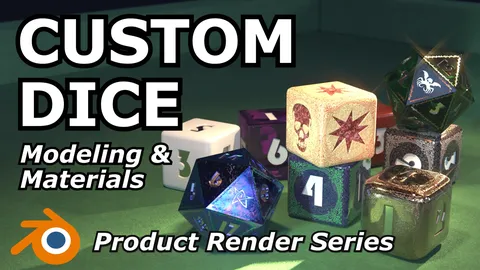Custom Dice Project Files - Blender scenes