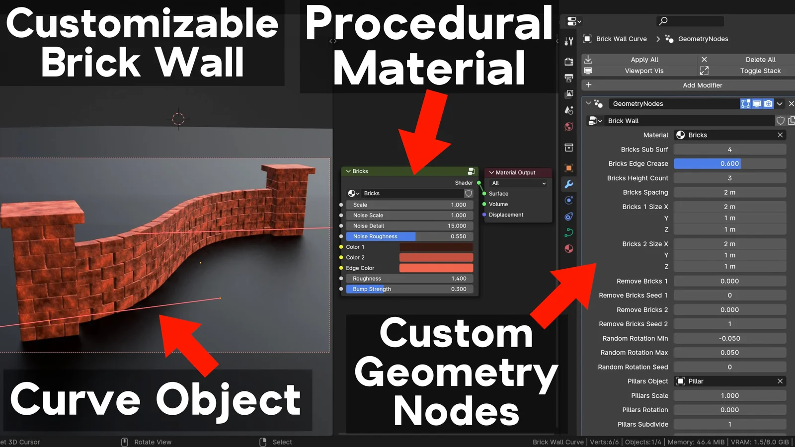 Customizable Brick Wall screenshot 2