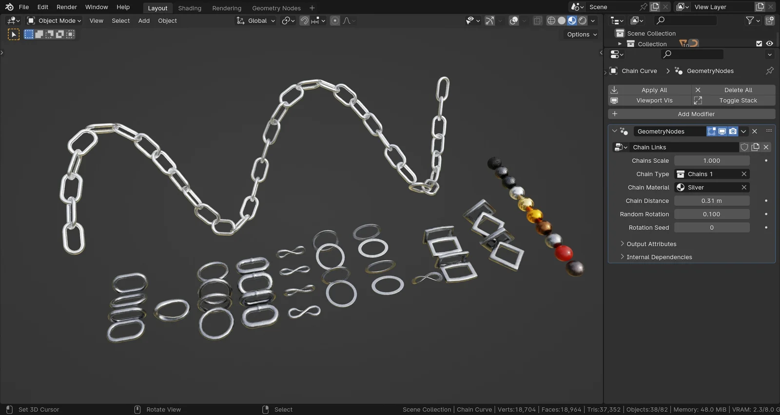 Customizable Chain Links screenshot 2