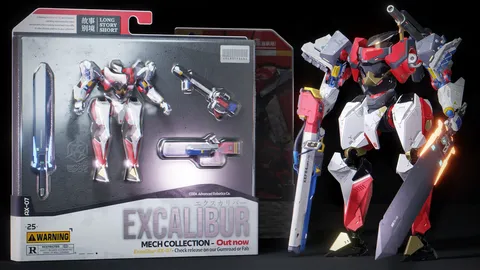 Excalibur Mecha - Blender 3d models