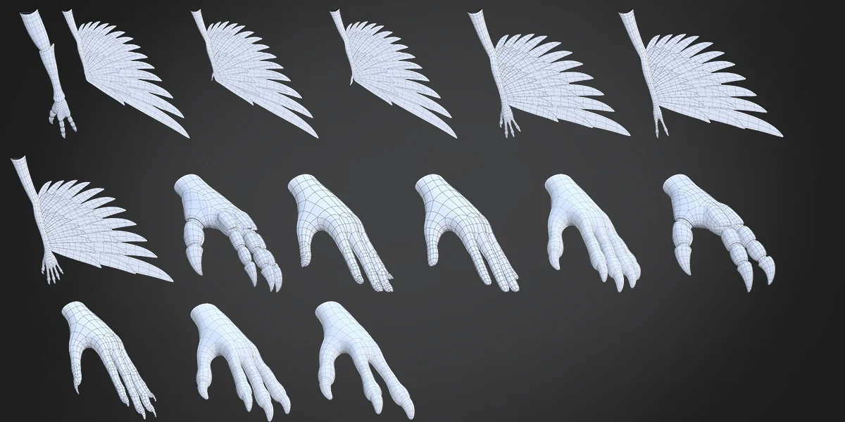 Customizable Anime Female Base Mesh screenshot 8