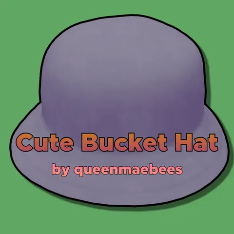 Cute Bucket Hat - Blender 3d models