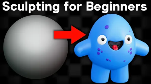 Cute Character Sculpt - Blender 3d models