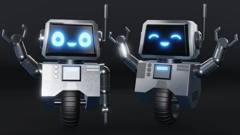 Cute Robot Character - Blender 3d models