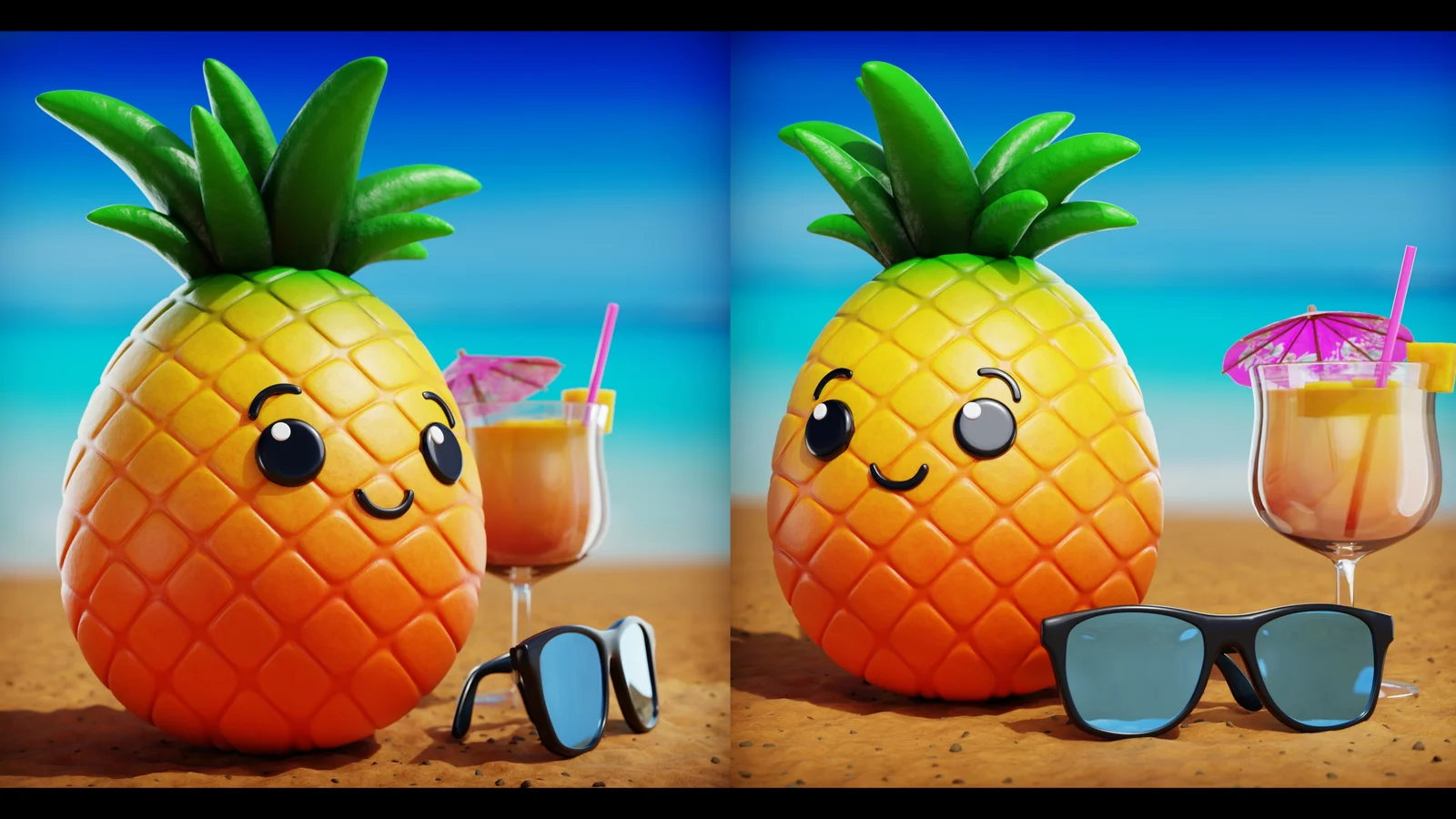 Cute Summer Pineapple screenshot 2