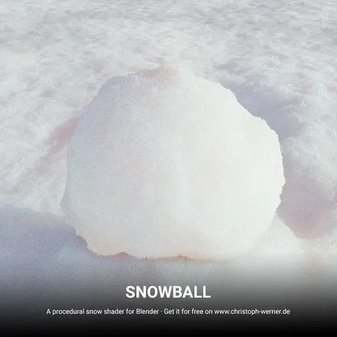 CW Snowball - Blender shaders