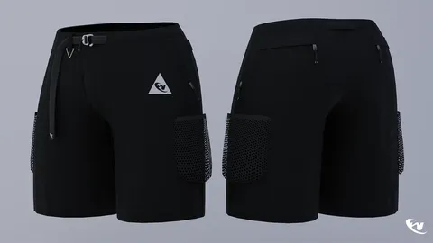 CWD Shorts - Blender 3d models