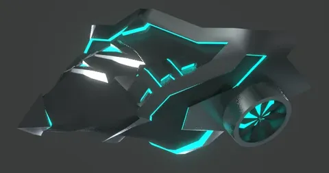 Cyber Bird Mask - Blender 3d models