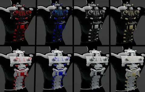 Cyber Spine - Blender 3d models