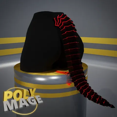 Cyberdemon Tail - Blender 3d models