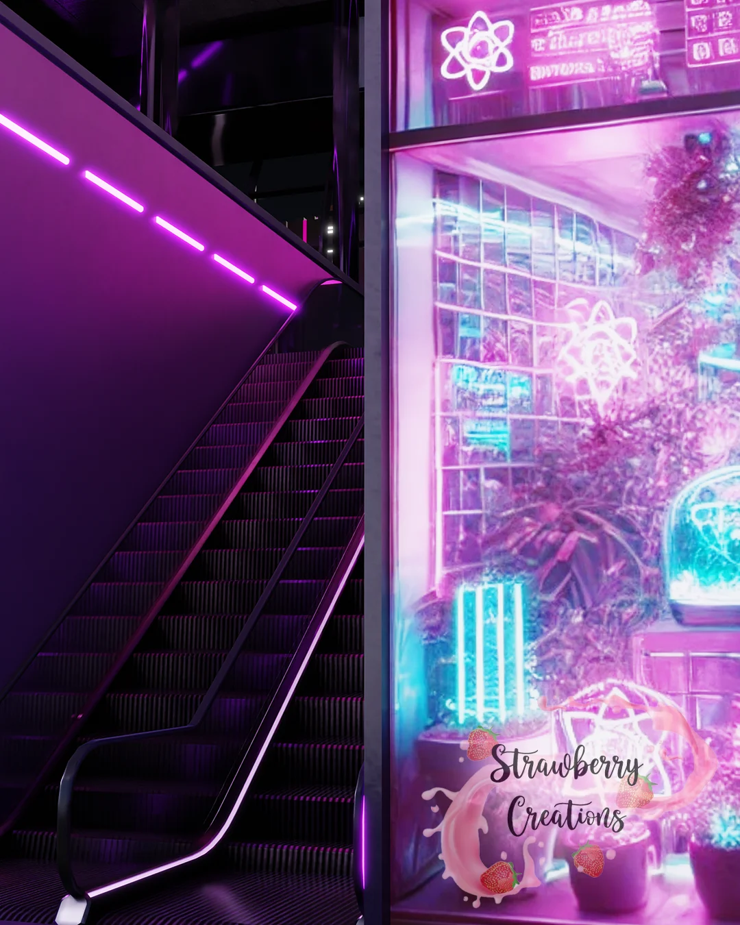 Cyberpunk Airport screenshot 2