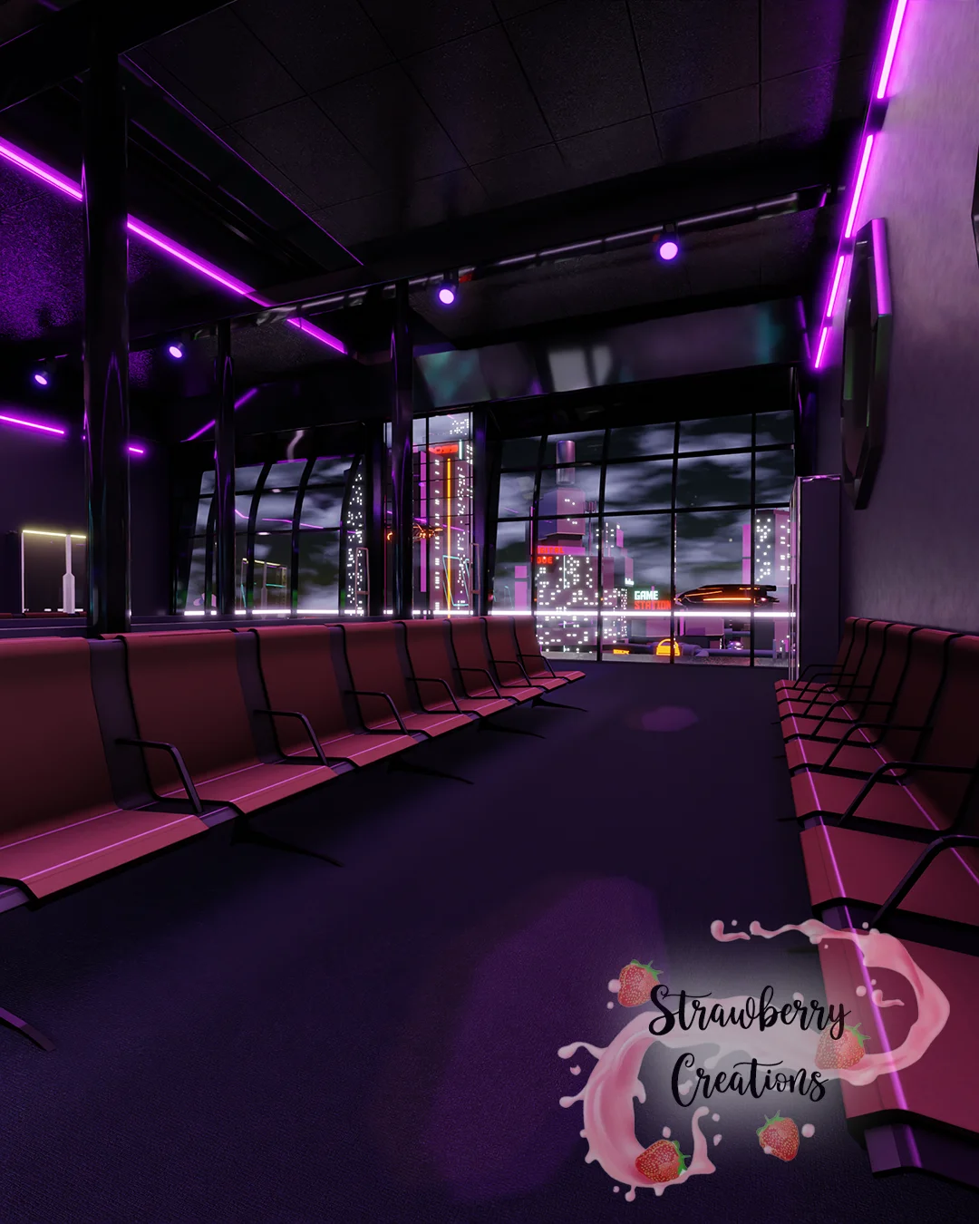 Cyberpunk Airport screenshot 3