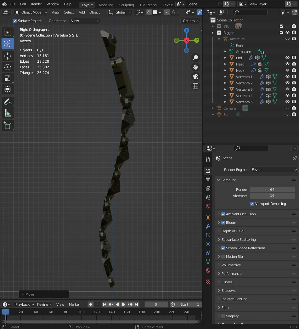 Sandevistan Rigged Model screenshot 5