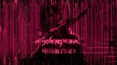 Cyberpunk Hologram - Blender geometry nodes