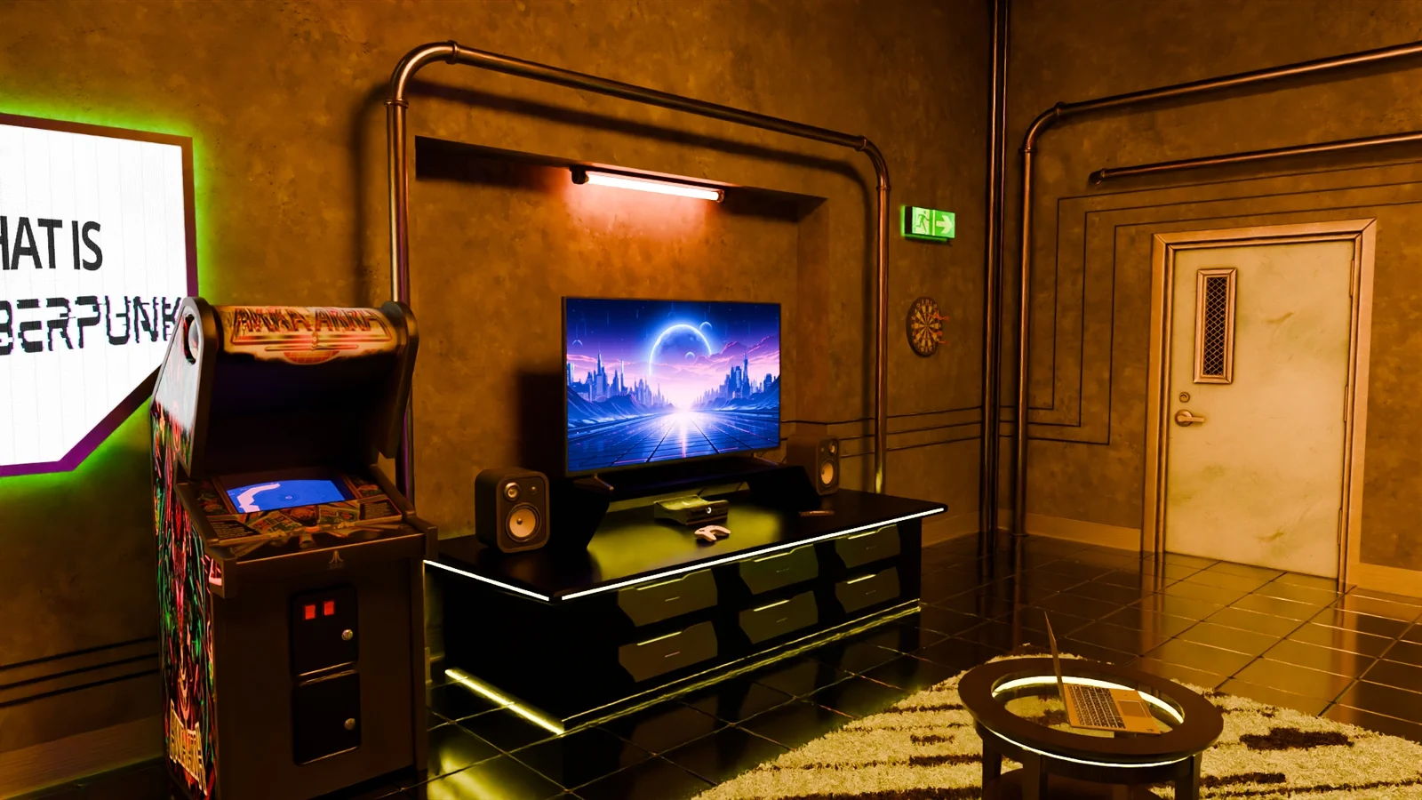 Cyberpunk Dining Room screenshot 3