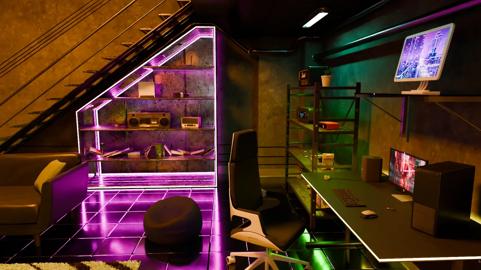 Cyberpunk Dining Room screenshot 4