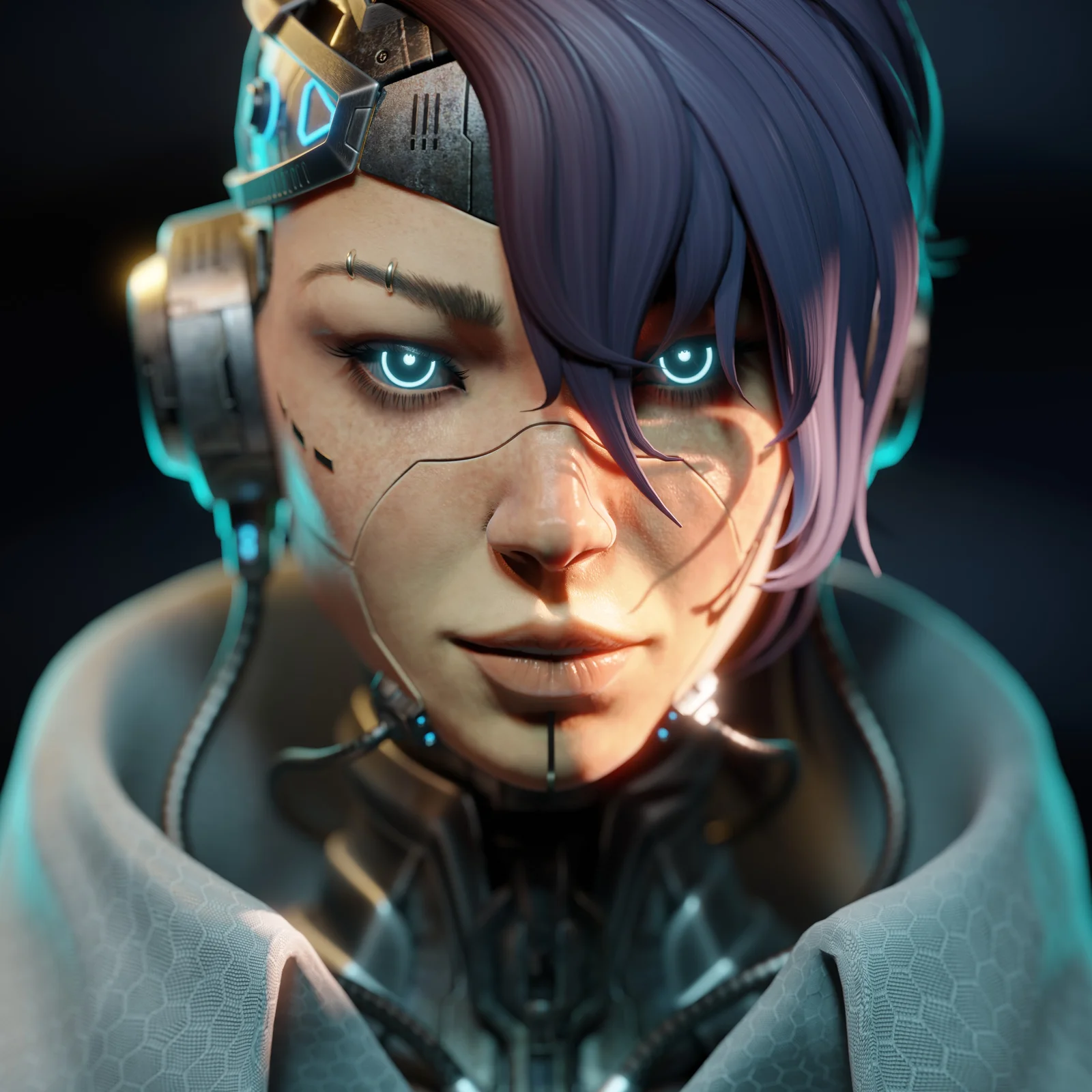 Cyberpunk Style Girl Modeling screenshot 3