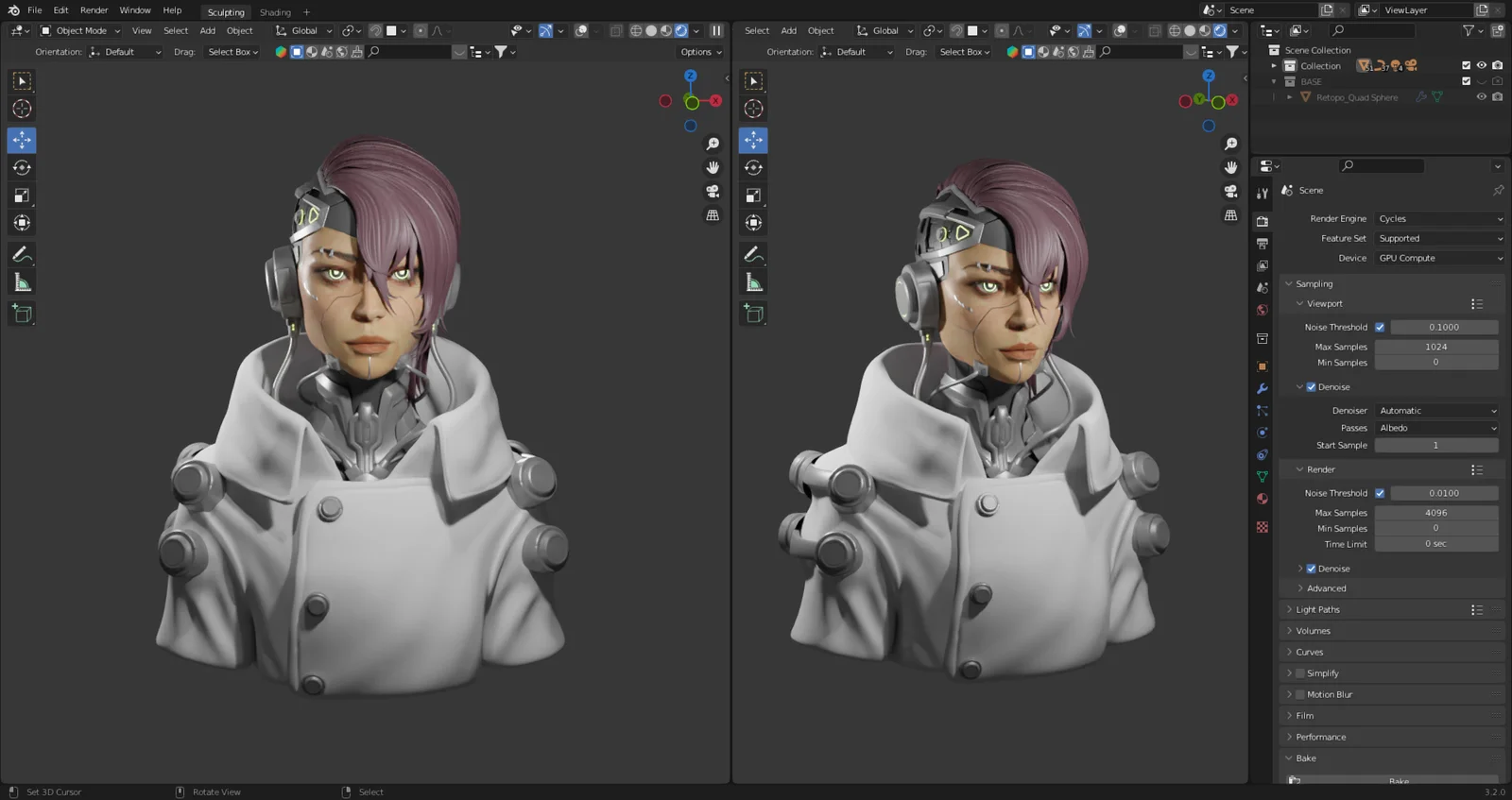 Cyberpunk Style Girl Modeling screenshot 4