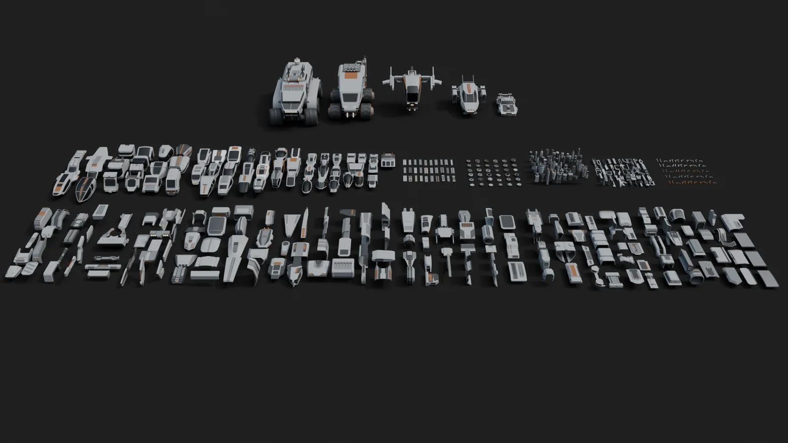 Cyberpunk Vehicles Kitbash screenshot 2