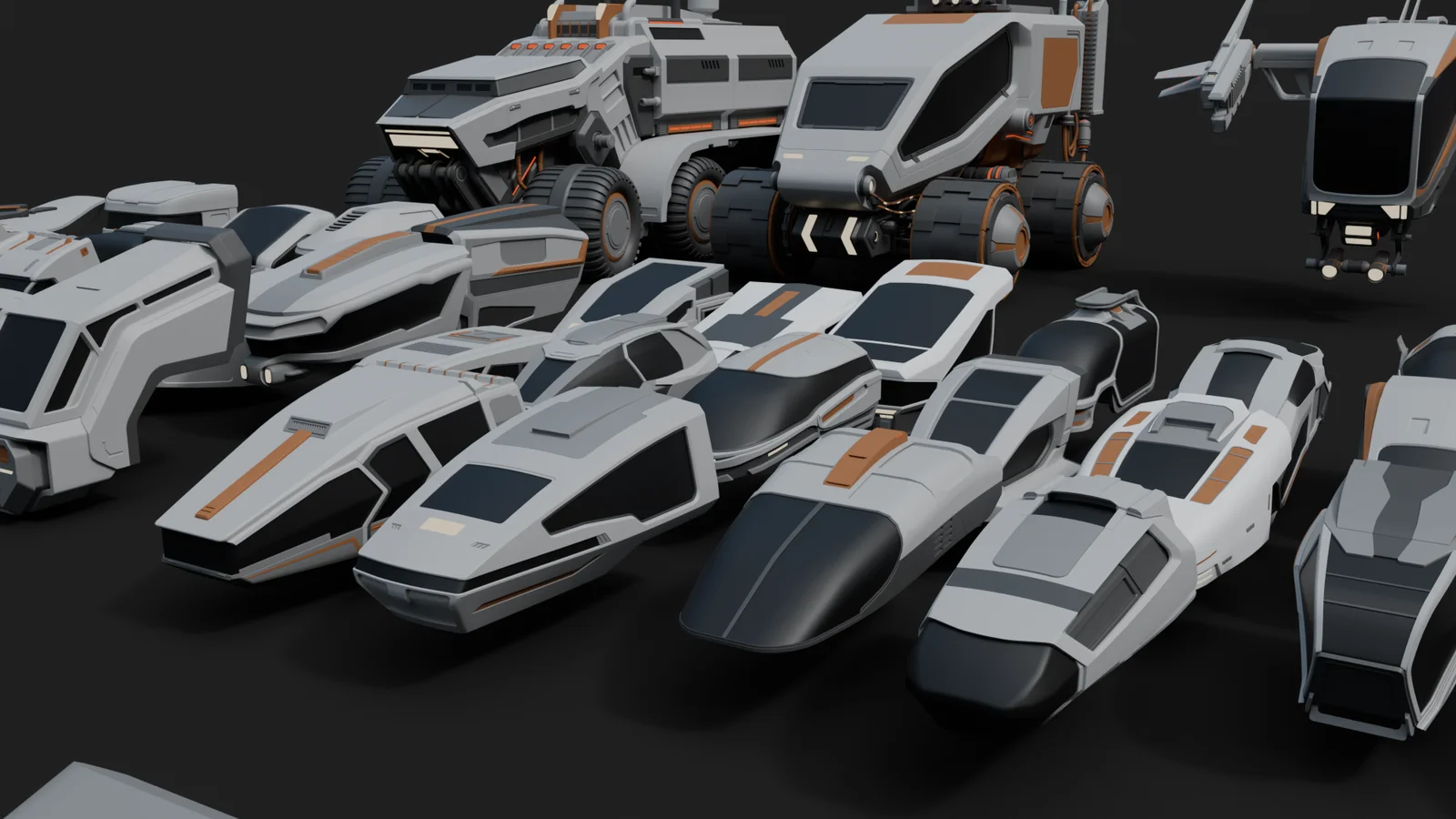 Cyberpunk Vehicles Kitbash screenshot 5