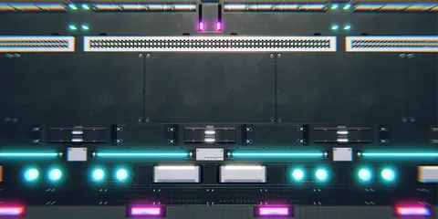 Sci-Fi Trim Sheet - Blender textures & materials