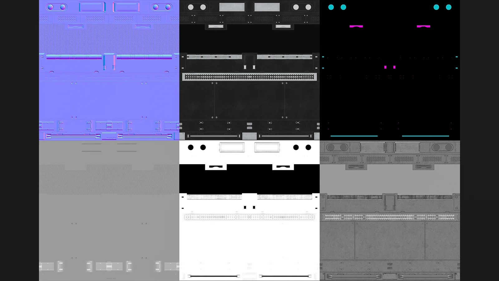 Sci-Fi Trim Sheet screenshot 3