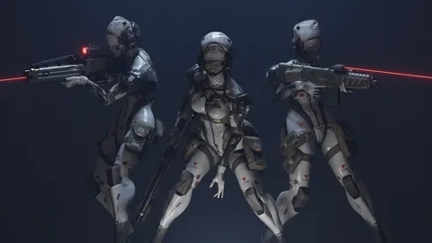 Cyborg Ninja - Blender 3d models