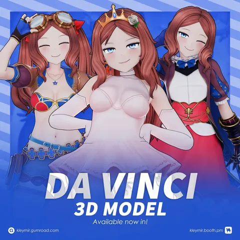 Da Vinci Rider - Blender 3d models