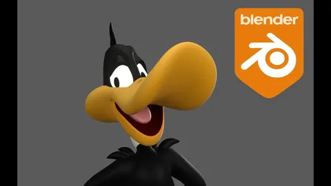 Daffy Duck - Blender 3d models