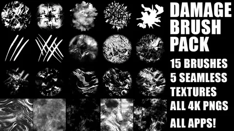 Damage Pack - Blender sculpting brushes