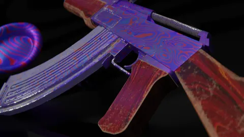 Damascus Camo Material - Blender shaders