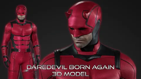 Daredevil Born Again - Blender 3d models