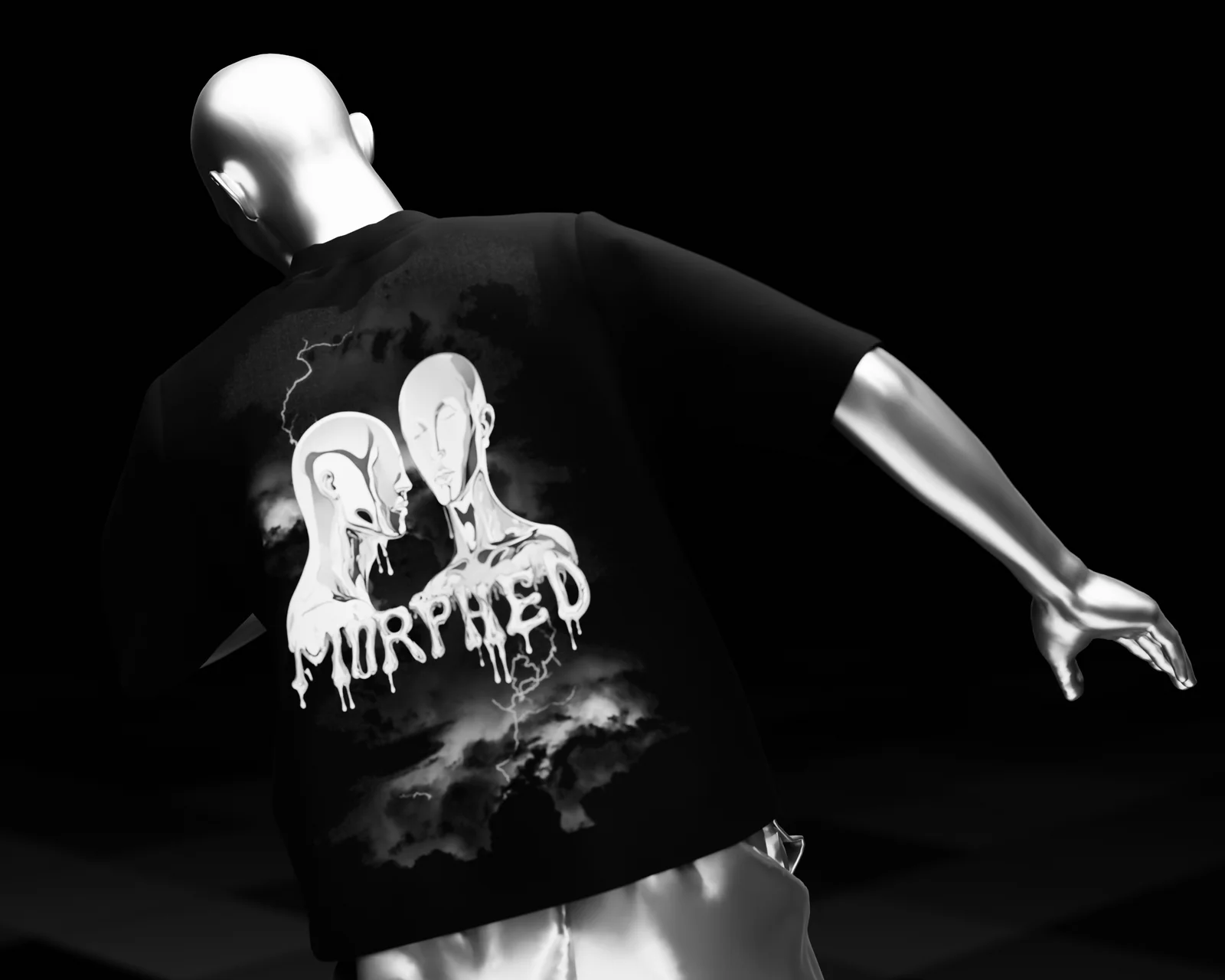 Dark 2 T-Shirts Rotating Mockup screenshot 2