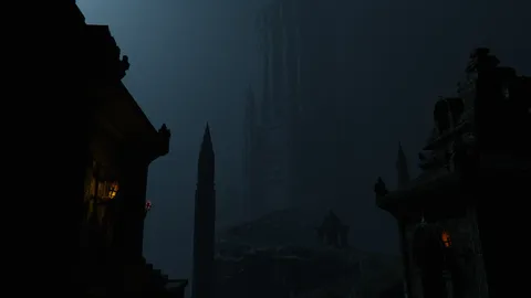 Dark Fantasy Castle Environment - Blender scenes