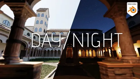 Day And Night Cycle World Shader - Blender shaders