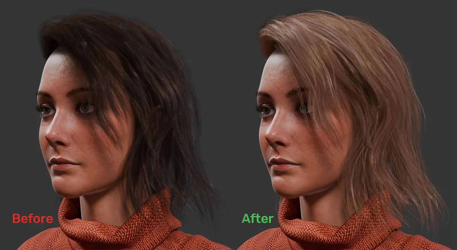 Daz Studio Hair Material screenshot 4