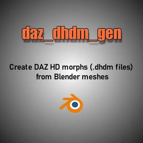 Daz DHDM Gen - Blender addons