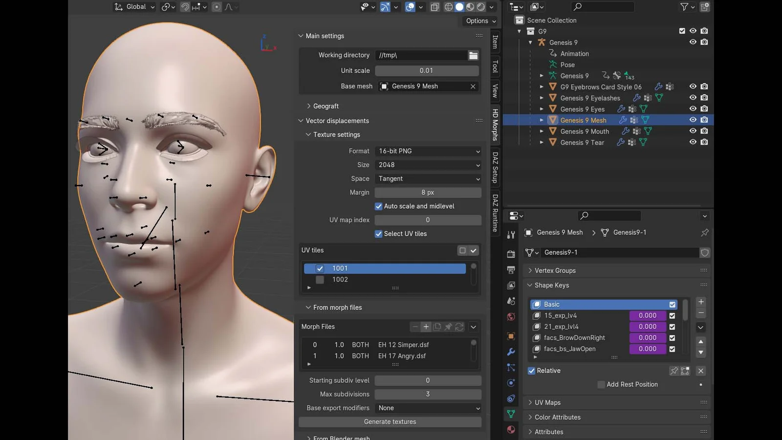 Daz HD Morphs screenshot 5