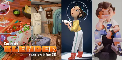 De 2D a 3D: Stylized Rendering - Blender tutorials & courses