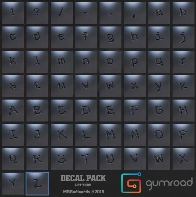 Letter Decals screenshot 2