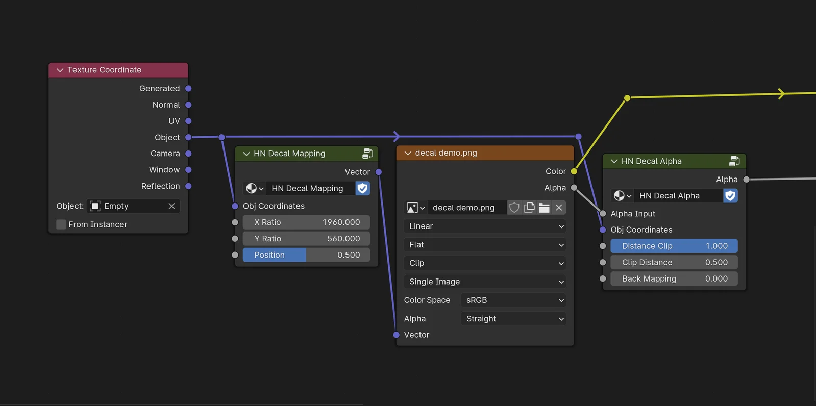 Decal Texturing Node Groups screenshot 3