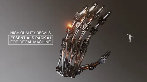 DECALmachine Essentials Pack 01 - Blender textures & materials