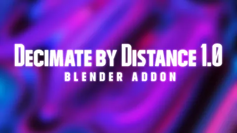 Decimate by Distance - Blender addons