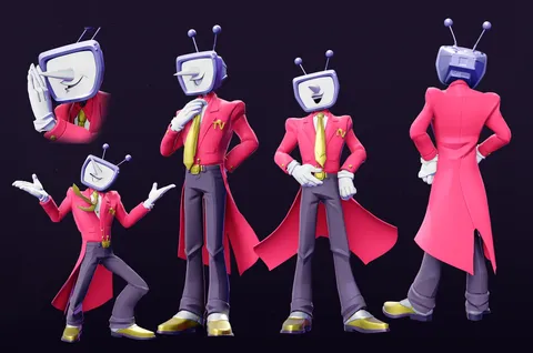 Deltarune Mr. Tenna - Blender 3d models