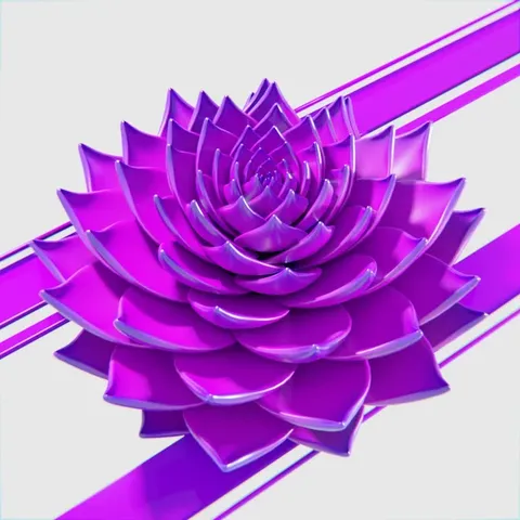 Endless Flower Effect - Blender geometry nodes