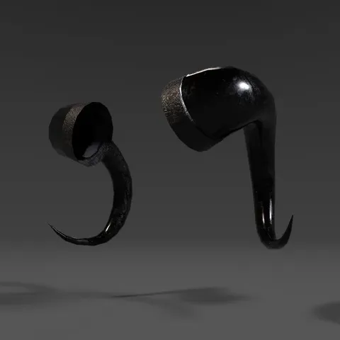 Demon Horns - Blender 3d models
