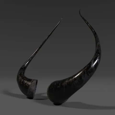 Demon Horn 4 - Blender 3d models