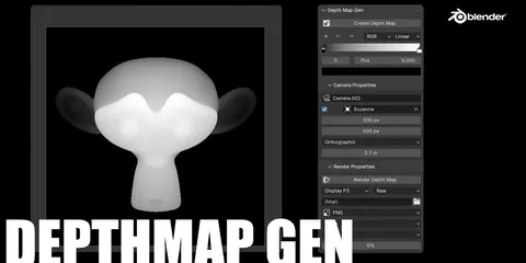 DepthMap Gen - Blender addons
