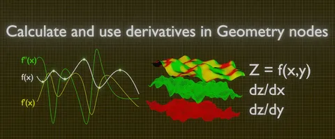 Derivatives Calculator - Blender geometry nodes